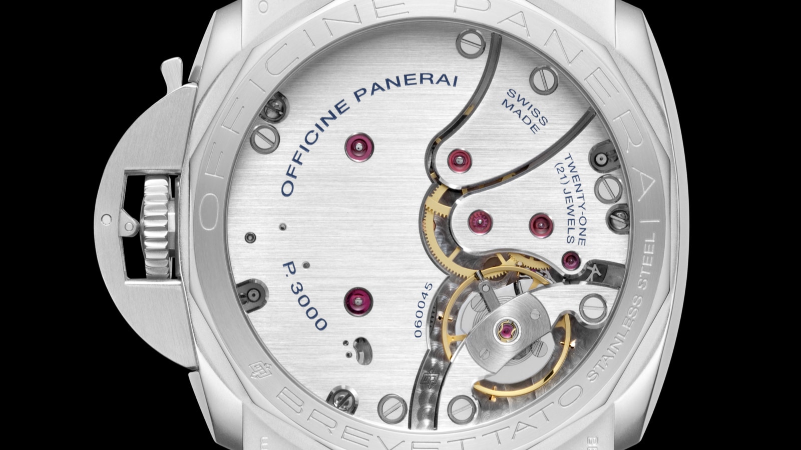 Panerai hand wound movement components