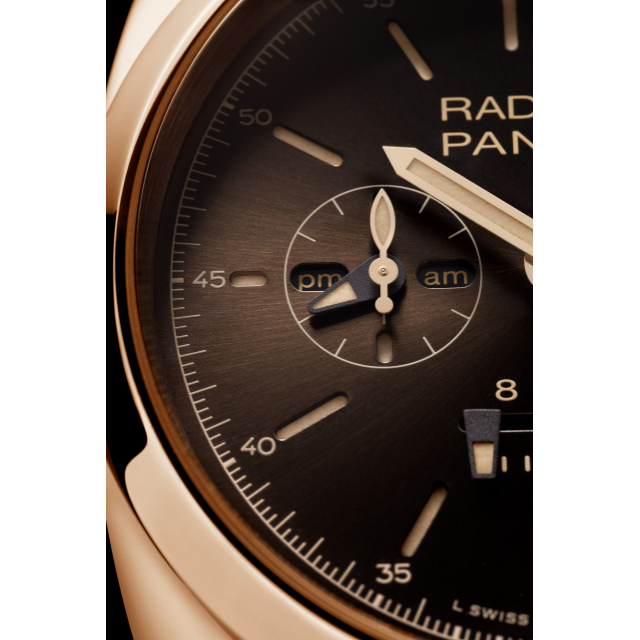 Panerai radiomir 1940 chrono monopulsante 8 days gmt oro rosso pam00502 hot sale