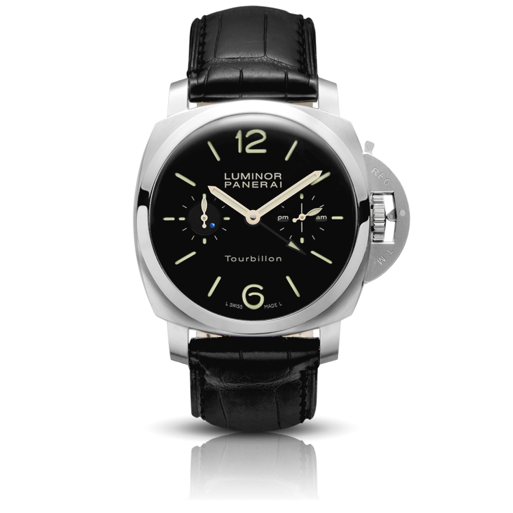 Panerai Luminor 1950 8 Days Chrono Monopulsante GMT Pink Gold 44mm PAM 277 44mm Manual Wind US Panerai Official Website